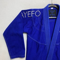 JAYEFO Jiu Jitsu Gi Kimono Suit Mens A1 Blue BJJ Karate Uniform Set