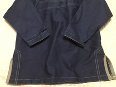 Elite Sports Jiu Jitsu MMA Karate Size C1 Youth Blue Top Short Sleeve Training