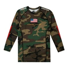 Camo Defcon X Shoyoroll Rashguard Batch #138 Violent Ls Jiu Jitsu Long Sleeve