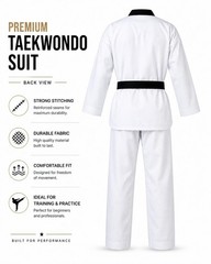 Premium Taekwondo Uniform Set with Belt | TKD Dobok Training & Competition Suit