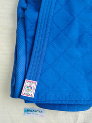 MIZUNO Judo gi Jacket and Bottom Set YUSHO Blue IJF Official Approved 22JM5A1527