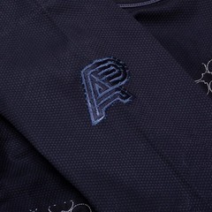 New Albino & Preto BJJ GI Navy Blue Batch#72 Satori Jiu Jitsu Uniform With Bag