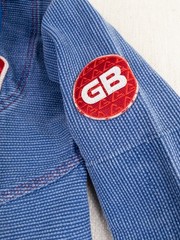 Gracie Barra Storm Gi Jacket Adult A1 Blue (READ) Blue Jiu Jitsu Pro Lite Aero