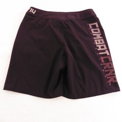 Combat CRNR MMA Shorts Men 30 Black Big Logo Print Professional Jiu Jitsu Trunks