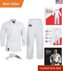 Versatile Kids & Adults Karate Gi with Reinforced Pants – Perfect for Training