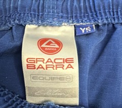 Gracie Barra Equipe BJJ Jiu-Jitsu Gi Uniform Set Kids Y5 Blue