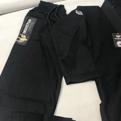 Kids Brazilian Jiu Jitsu Gi MMA Grappling Martial Arts Uniform BJJ Kimono 7-8Y