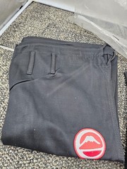 FUJI 330053-A2H Competition BJJ Gi Black Size A2H, 100% Cotton