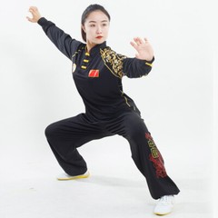 Milk Silk Martial Arts Kung Fu Tai Chi Uniform Suit Wushu Outfit Lucky Clouds