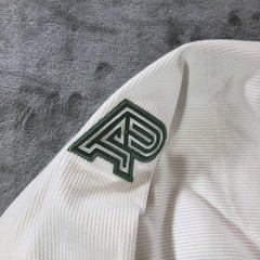Albino & Preto Kids Gi Jacket M3 Boys White Classic Uniform BJJ Kimono Top