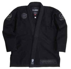 BJJ Gi Shoyoroll Cut Batch 51 REBEL Japan BJJ Uniform 450 GSM Black **With Bag**