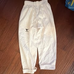 VISION Martial Arts Gi Uniform Pants, White, Size 1 (150 cm)
