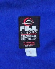 FUJI Original Gi & Gear Brazilian Jiu-Jitsu Martial Arts Kimono Size 6 Blue