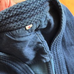 Japanese Kendo Gi Jacket Bushuichi 220 Double Real Indigo Dyed No 4