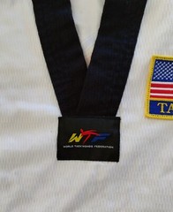Adidas Taekwondo Oh’s (Uniform) Shirt BlackBelt Club Size 150cm 13-14 Years Old