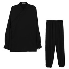 Women Chinese Traditional Cotton Linen Tai Chi Practice Martial Art Uniform Set