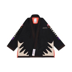 New Albino and Preto x OAKLEY® GI BJJ 450 GSM BJJ Jiu Jitsu Kimono Competitor