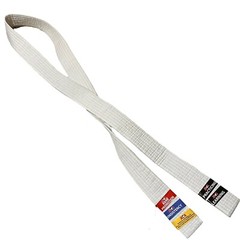 ATA White Karate Belt For Youth 24” Long Martial Arts Kung Fu Uniform Gi