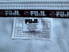 FUJI Kimono Jiu Jitsu Gi Double Weave Jacket & Pants Adult Size A3 – White