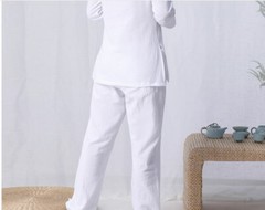 Womens Martial Arts Wushu Tai Chi Yoga Set Kung Fu Suit Pants Top casual clothes