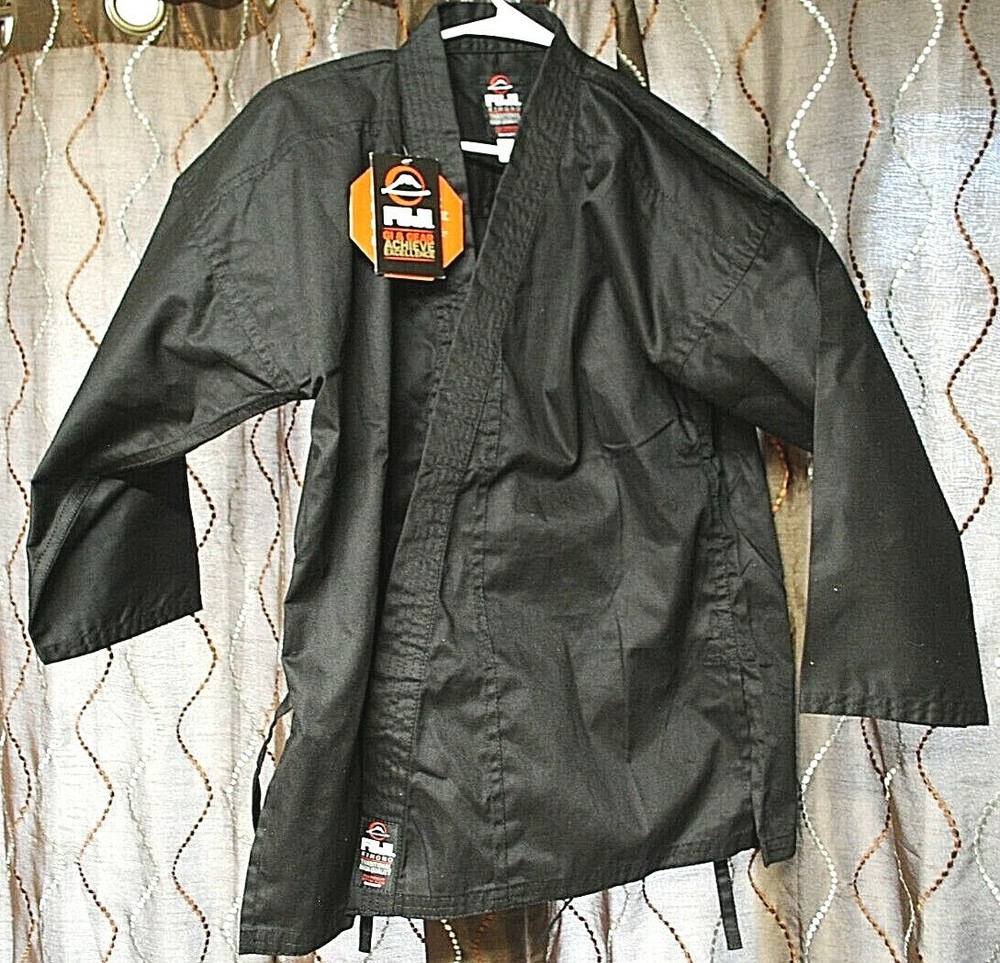 Fuji Core Kimono Martial Arts Gi Top Only – New Size 3 – Black
