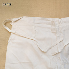 Unbleached Karate Gi Natural Off White Full Contact Canvas Jacket Twill Pants
