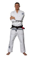 Fuji Suparaito Super Lightweight Mens Brazilian Jiu-Jitsu BJJ Gi – White w Navy