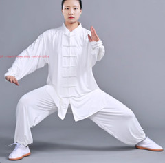 UPF50+Sunscreen Tai chi Uniform Ice Silk Kung fu Suit Martial arts Wing Chun Set