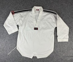 GOLDEN TIGER Martial Arts White Karate Top Size 3/170