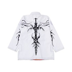 Best Selling Shoyoroll Tribal White A2 Kimono BJJ Gi in 450 GSM With Bags