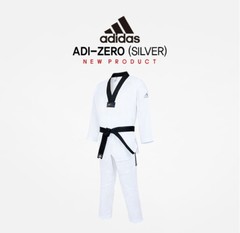 Adidas ADI-ZERO (SILVER) Taekwondo Uniform WTF Ultra Lightweight Dobok