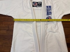American Top Team Century BJJ Jiu Jitsu Gi Kimono Set White Size A1 100% Cotton