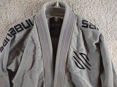 Sanabul Jiu Jitsu Gi Adult A0 Brazilian BJJ Kimono Jacket Mma Gray Top