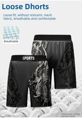 Kids Brazilian Jiu-Jitsu BJJ MMA Rashguard Shorts Set Anime Fighter DBZ Dragon
