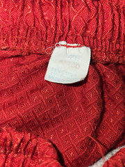 Vision Taekwondo Size 4/180 RED Gi Pants, Loose Fitting Karate, Jiu Jitsu, Akido
