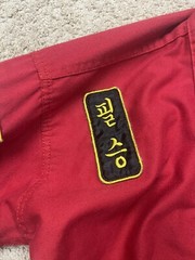 Tiger Claws TC 2000 CHOI KWANG DO Korean MARTIAL ARTS Uniform Shirt Youth Medium