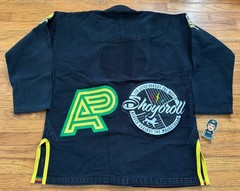 2014 SHOYOROLL ALBINO & PRETO COMP STANDARD BATCH 30 GI JIU JITSU BJJ BLACK A3H