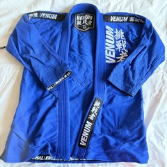 EUC Royal Blue Venum Challenger BJJ Gi Jiu Jitsu Uniform & Bag (Size A2)