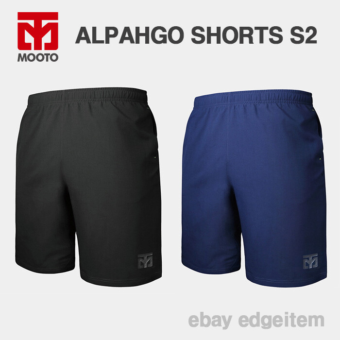 MOOTO Alphago Shorts S2 (Black/Navy) Team Training Half-length Cool Sports Pants