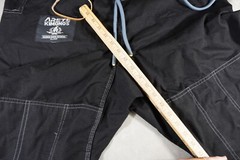 Arete Kimonos Pants Sz 14 Actual 42W Black Martial Arts Rip Stop Material