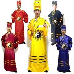 New Wudang Taoist Robe Wushu Kung Fu Tai Chi Morning exercise Uniform with Hat