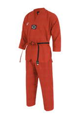 PROSPECS V-Neck Taekwondo Uniform Red Sports Training Dobok Jacket Pants NWT