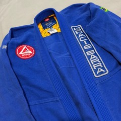 Gracie Barra Equippe Lutador Brazilian Jiu-Jitsu BJJ Gi Set Blue Men A5-XXXX