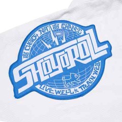 Best Selling Shoyoroll Competitor 21.Blue (WHITE) Jiu Jitsu Gi 450 GSM