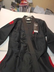 Elite Sports MMA Jiu Jitsu Gi Black ET1000 Size F4 Top only