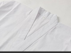 IAIDO Shitagi GI inner shirt white Japanese Iaido 100% cotton gi kimono top