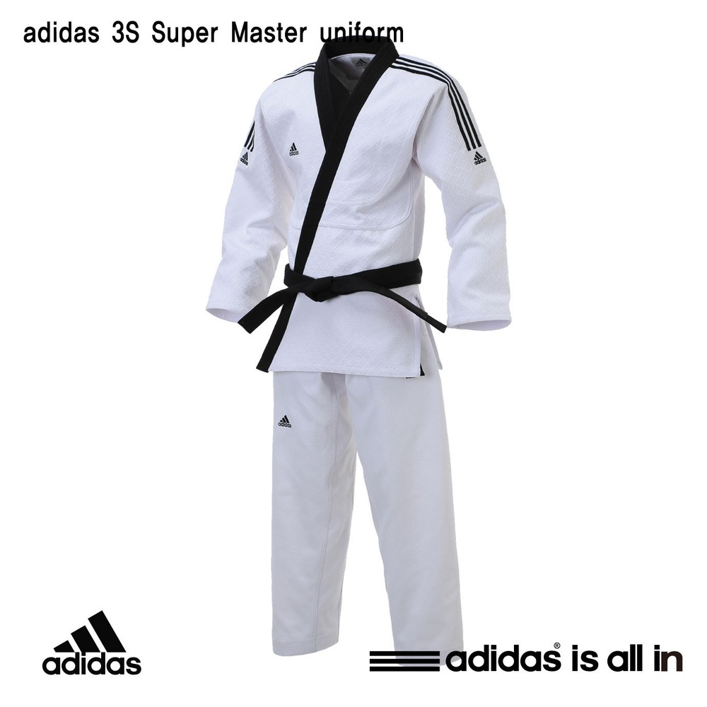 Adidas New 3S Super Master Uniform/TaeKwonDo Uniform/ITF Style/HAPKIDO Uniform