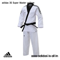 Adidas New 3S Super Master Uniform/TaeKwonDo Uniform/ITF Style/HAPKIDO Uniform