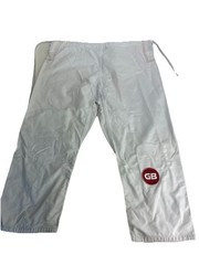 Storm Equipe GB Gracie Barra A2 BJJ Gi Uniform White Kimono Jacket Pants Set
