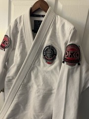 Brazilian Jiu Jitsu Gi/ Kimono Da Firma Kimono Co White Top Only Sz A 2L
